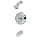 Single Handle Tub Shower Faucet, Chrome X5977