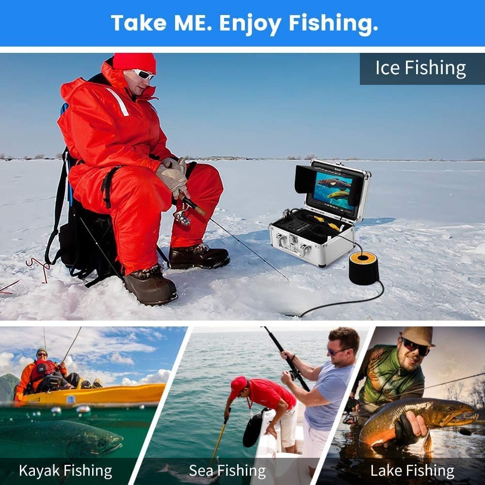 720P Underwater Fishing Camera with 7 inch Screen (15m) T663678
