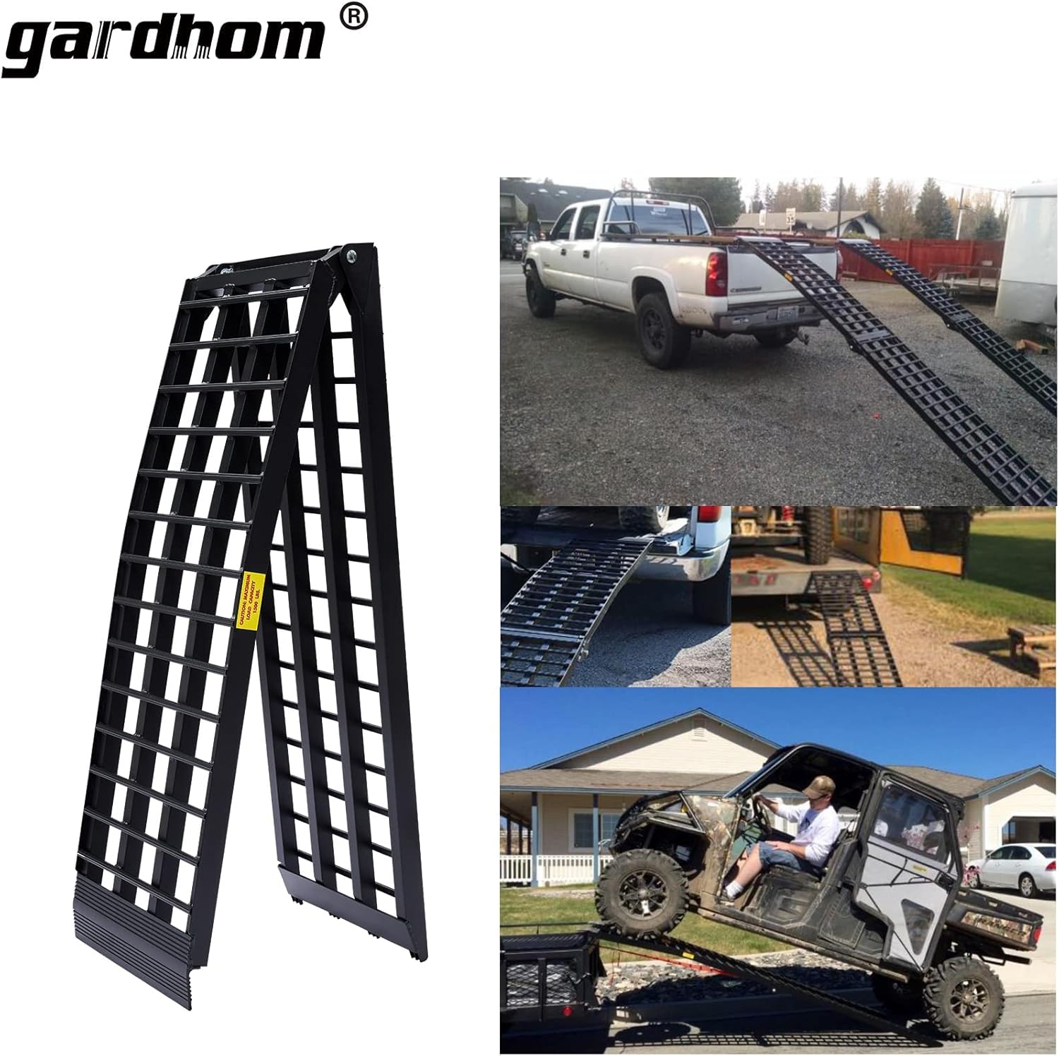 1500 lbs Capacity Aluminum Folding Loading Ramp U713330