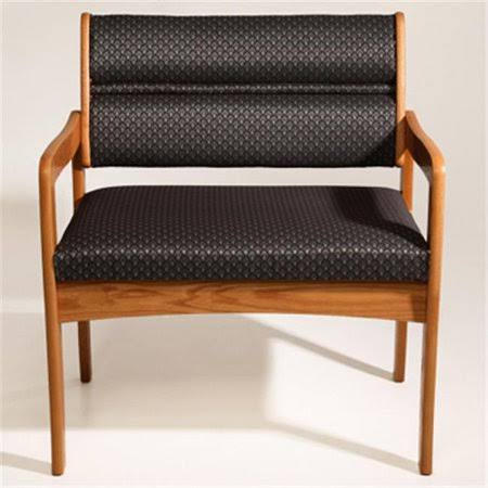 Valley Bariatric Guest Chair in Medium Oak U61033